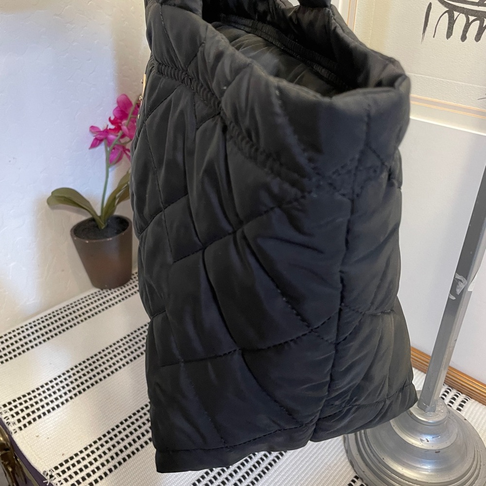 Marc Jacobs Black Quilted Nylon Tote - Picture 9 of 12